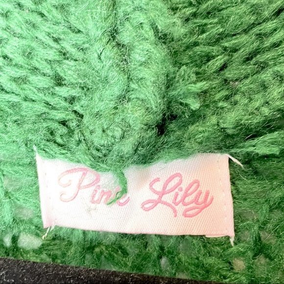 PINK LILY | Sundown Awaits Knit Green Cardigan - Picture 4 of 7